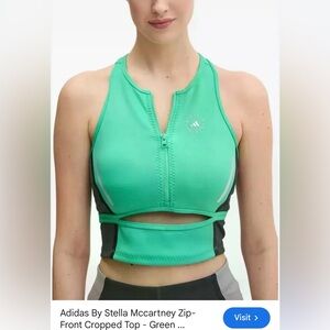 NWT Stella McCartney high neck crop top